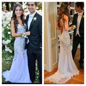 White prom dress